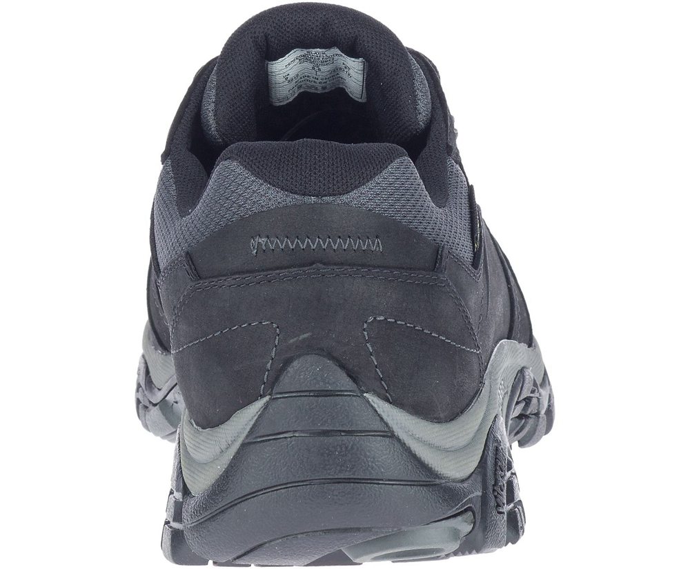 Tenis Homem - Merrell Moab Adventure Lace Waterproof Wide Width - Pretas - IDQ395087